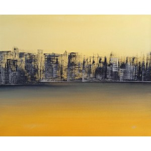 Irtiza Kazmi, 24 x 30 inches, Acrylics on Canvas, Landscape Painting, AC-IRTK-063